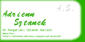 adrienn sztanek business card